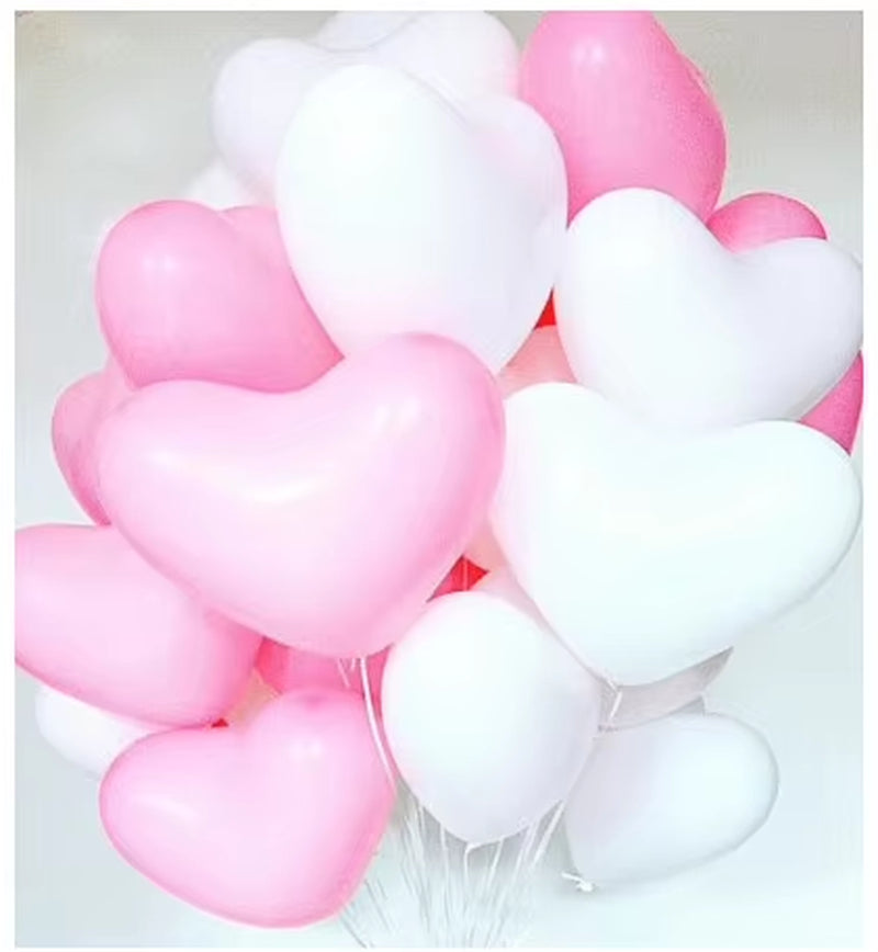 Globos de Corazones 20Pcs