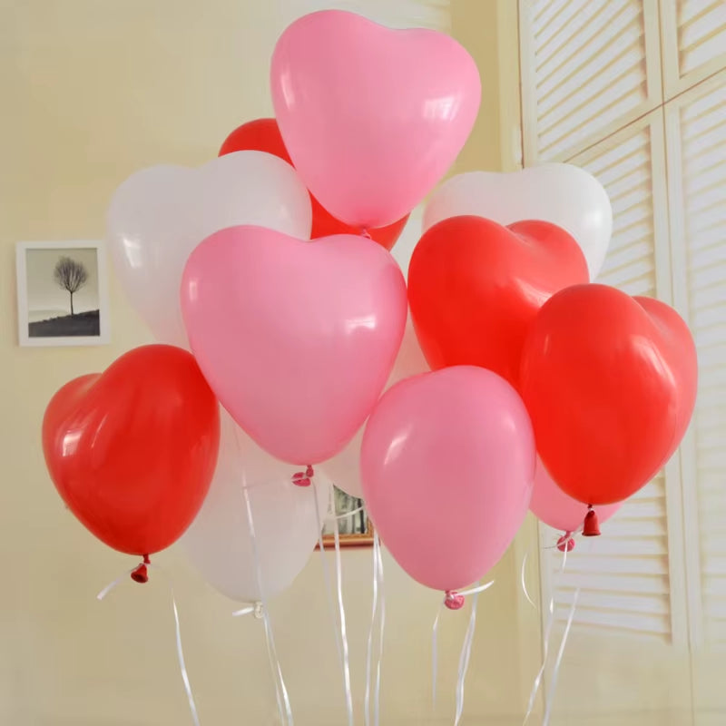 Globos de Corazones 20Pcs