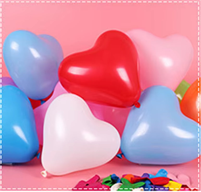 Globos de Corazones 20Pcs