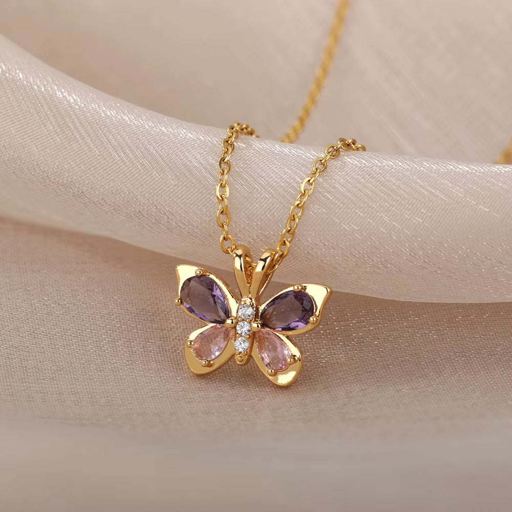 Collar Mariposa de Oro