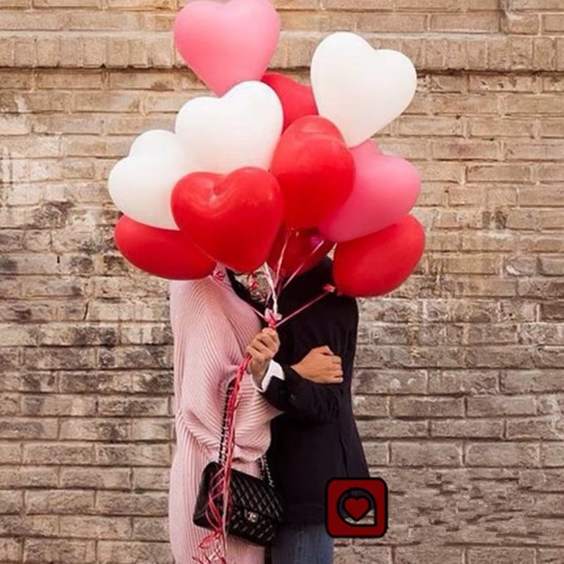 Globos de Corazones 20Pcs