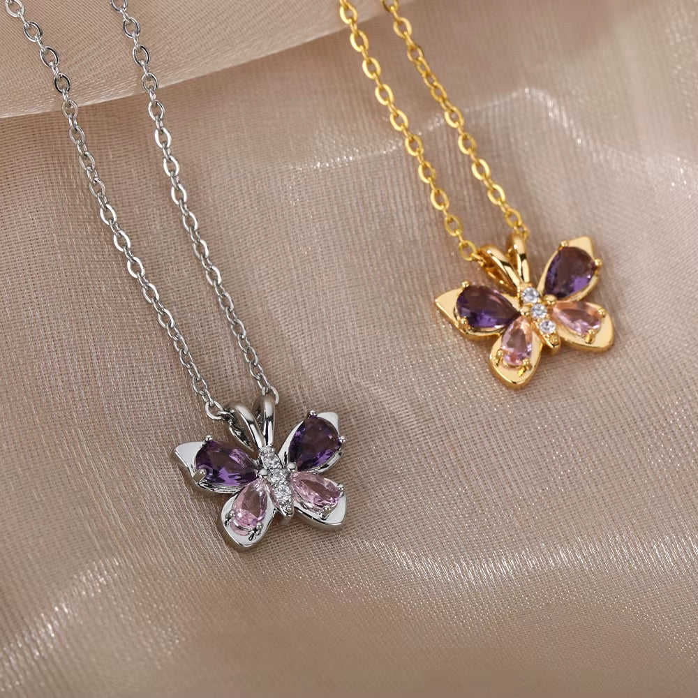 Collar Mariposa de Oro