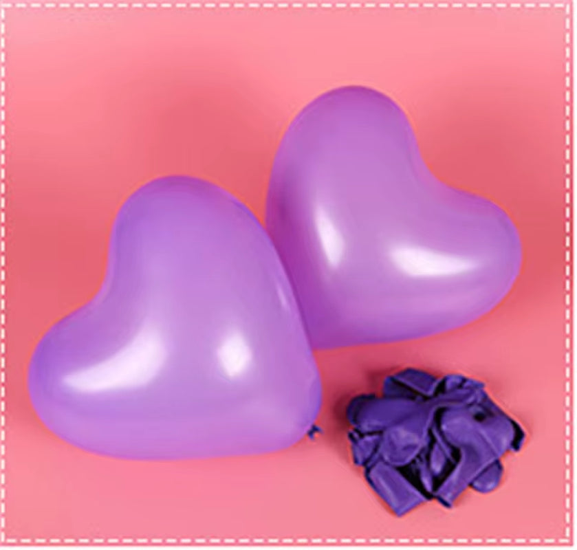 Globos de Corazones 20Pcs