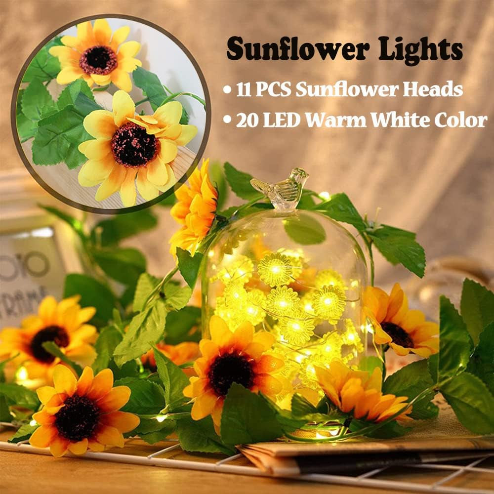 20 LED Luces Girasol