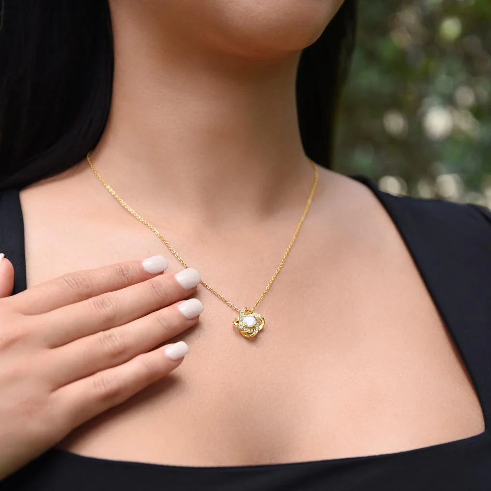 Collar Dorado de Amor "Tú Eres Mi Historia de Amor"