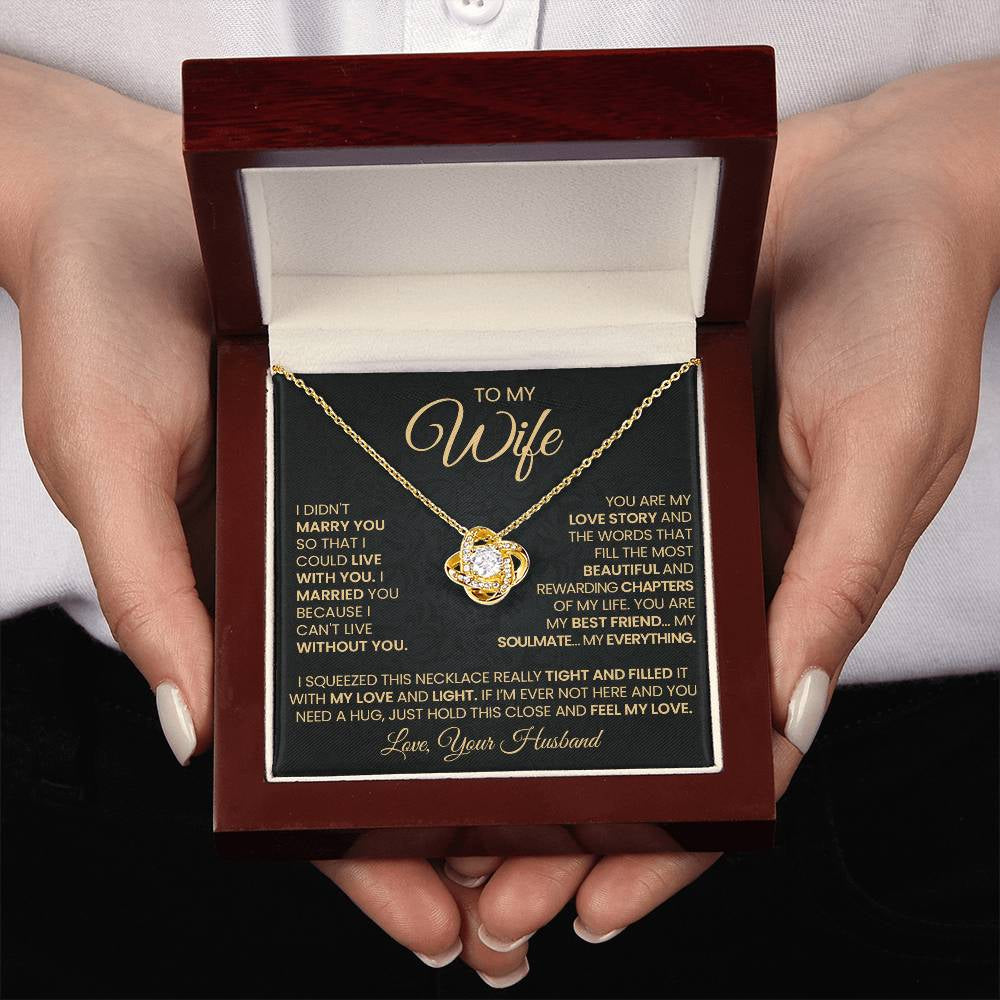 Collar Dorado de Amor "Tú Eres Mi Historia de Amor"