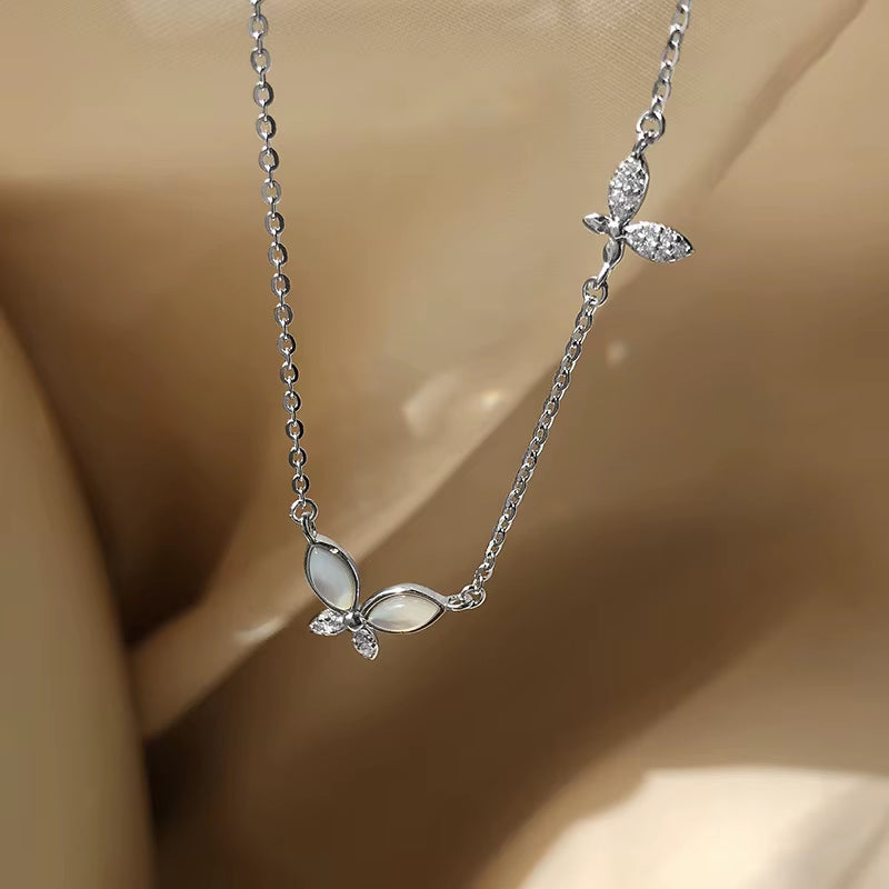 Collar Mariposa / Plata / Oro