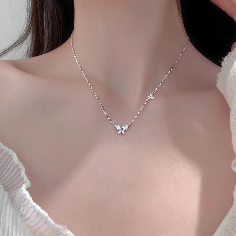 Collar Mariposa / Plata / Oro