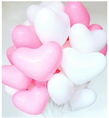 Globos de Corazones 20Pcs