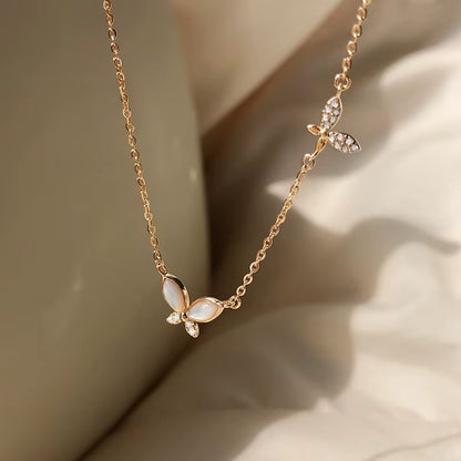 Collar Mariposa / Plata / Oro