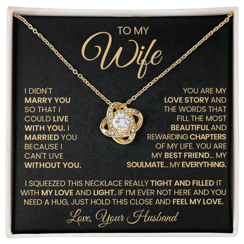 Collar Dorado de Amor "Tú Eres Mi Historia de Amor"
