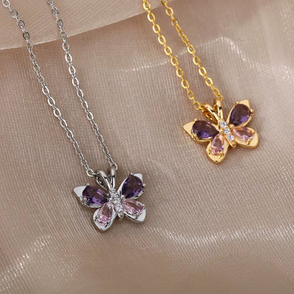 Collar Mariposa de Oro